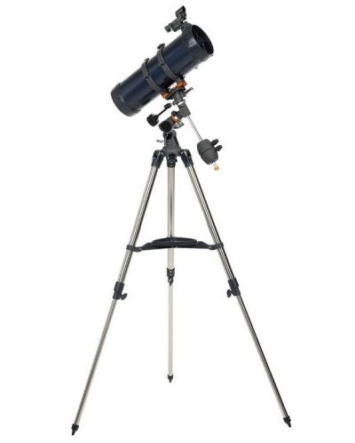Телескоп Celestron - AstroMaster 114EQ, син - 4