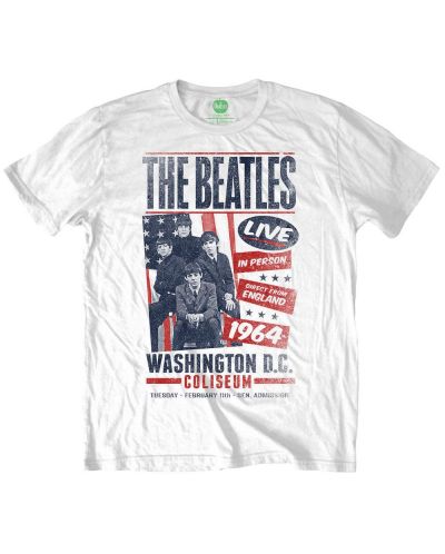 Тениска Rock Off The Beatles - Coliseum Poster - 1