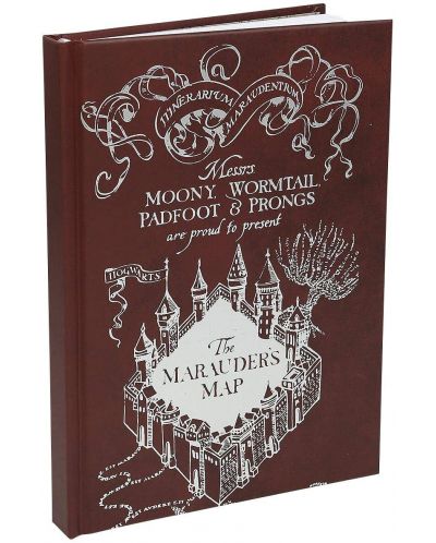 Тефтер ABYstyle Movies: Harry Potter - Marauder's Map, формат A5 - 1