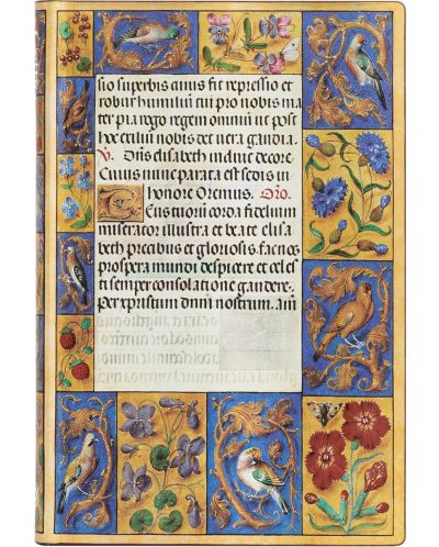 Тефтер Paperblanks Ancient Illumination - 9.5 х 14 cm, 104 листа, с широки редове - 1