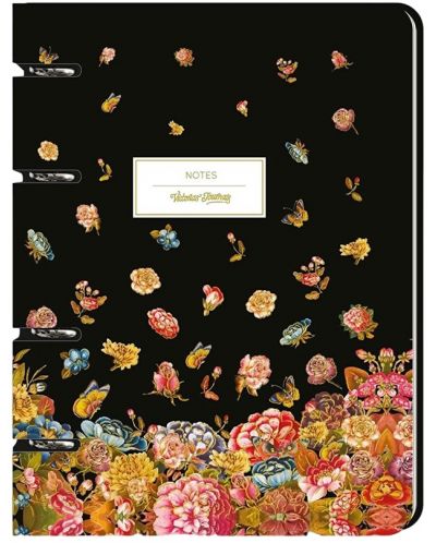 Тефтер Victoria's Journals Summer Florals - А5, 80 листа, на точки - 1