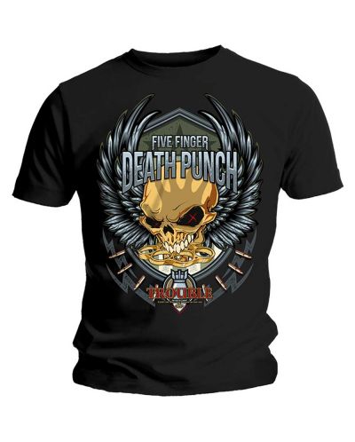 Тениска Rock Off Five Finger Death Punch - Trouble - 1