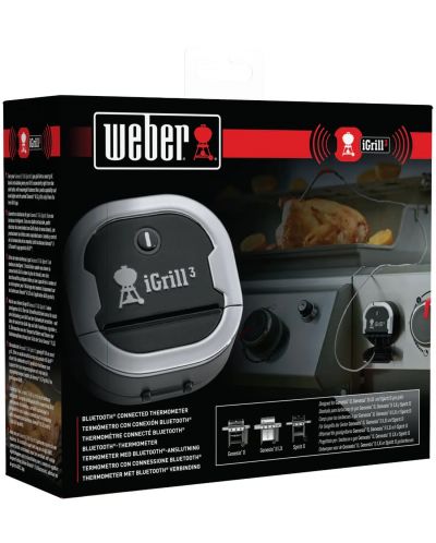 Термометърът за храна Weber - iGrill3, Bluetooth, 2 сонди - 6