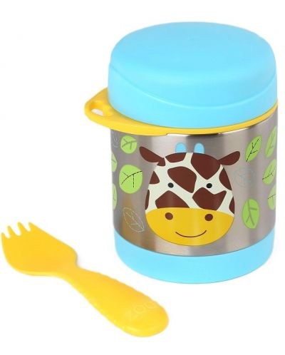 Термо контейнер за храна Skip Hop Zoo - 325 ml, жираф - 2