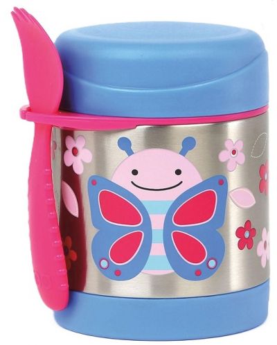 Термо контейнер за храна Skip Hop Zoo - 325 ml, пеперуда - 1