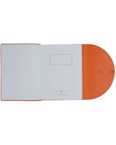 Тефтер Victoria's Journals Pella - Оранжев, пластична корица, 96 листа, на редове, А5 - 3