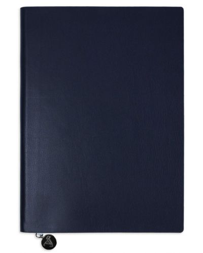Тефтер Victoria's Journals Smyth Flexy - Тъмносин, пластична корица, 96 листа, А5 - 1