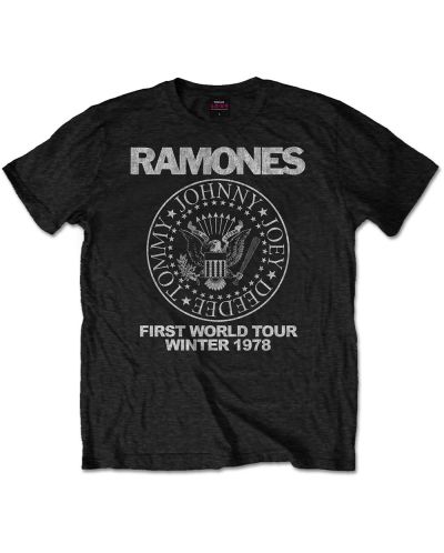 Тениска Rock Off Ramones - First World Tour 1978 - 1