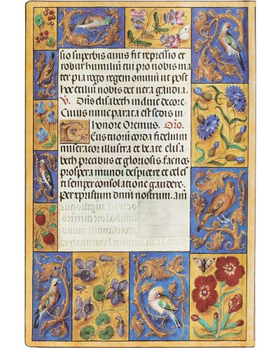 Тефтер Paperblanks Ancient Illumination - 9.5 х 14 cm, 104 листа, с широки редове - 2