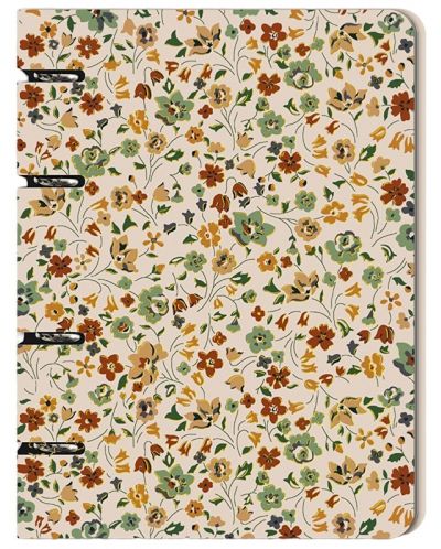 Тефтер Victoria's Journals Mini Florals - А5, 80 листа, на редове - 1