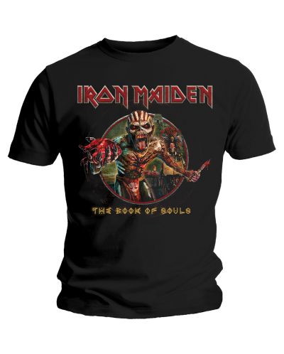 Тениска Rock Off Iron Maiden - Book of Souls Eddie Circle - 1