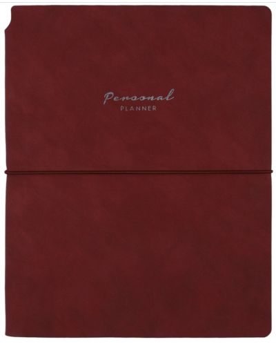 Тефтер Victoria's Journals Kuka - Бордо, пластична корица, 96 листа, В5 - 1