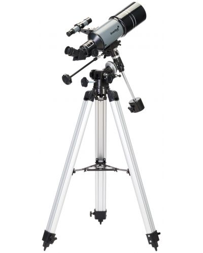 Телескоп Levenhuk - Blitz 80s PLUS, сив/черен - 3