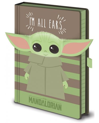 Тефтер Pyramid Television: The Mandalorian - I'm All Ears (Green) - 3