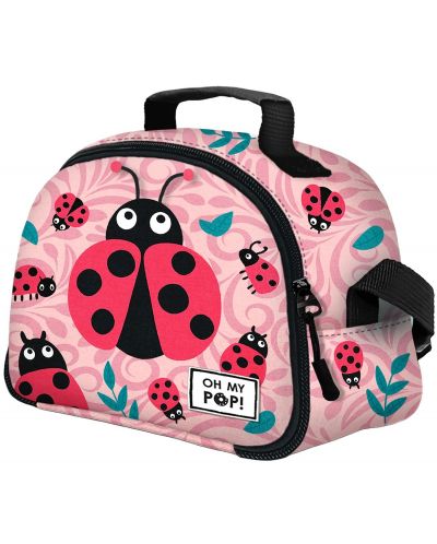 Portamonete Portafoglio Ladybug Marinette – 13 Cm, Rosso, Con Velcro E Zip
