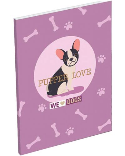 Тефтер А7 Lizzy Card We Love Dogs Pups - 1