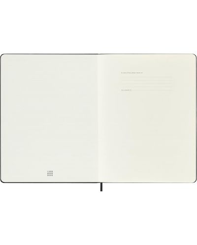 Тефтер с твърди корици Moleskine Classic Extra XL - Черен, комбинирани страници - 4