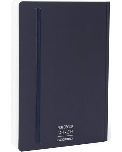 Тефтер Pininfarina Notes - Син, 64 листа, страници на точки - 3