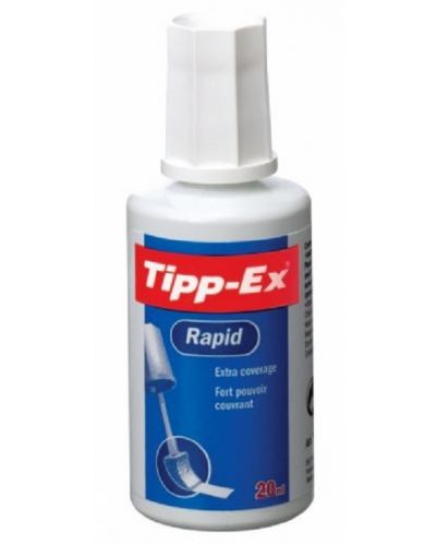 Течен коректор Tipp-Ex Rapid - Ацетонов, 20 ml - 1