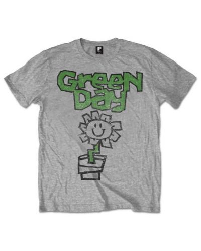 Тениска Rock Off Green Day - Flower Pot - 1