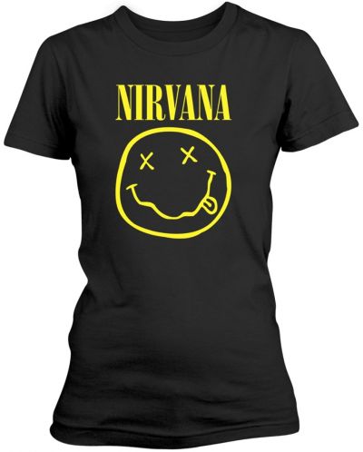 Тениска Plastic Head Music: Nirvana - Smiley - 1