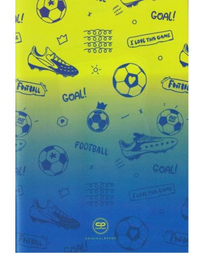 Тетрадка Cool Pack Football 2T - А5, 60 листа, редове - 1