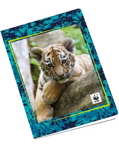 Тетрадка Panini WWF Fotografico - А4, 40 листа, широки редове, асортимент - 2