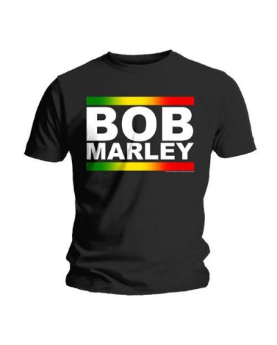 Тениска Rock Off Bob Marley - Rasta Band Block - 1