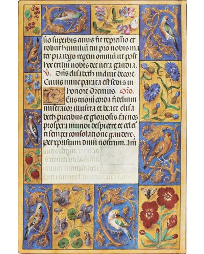 Тефтер Paperblanks Ancient Illumination - 13 х 18 cm, 88 листа, с широки редове - 2