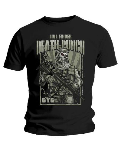 Тениска Rock Off Five Finger Death Punch - War Soldier - 1