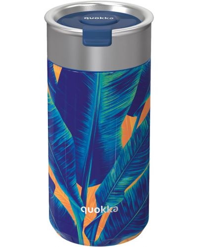 Термочаша Quokka Boost - Blue Jungle, 400 ml - 1