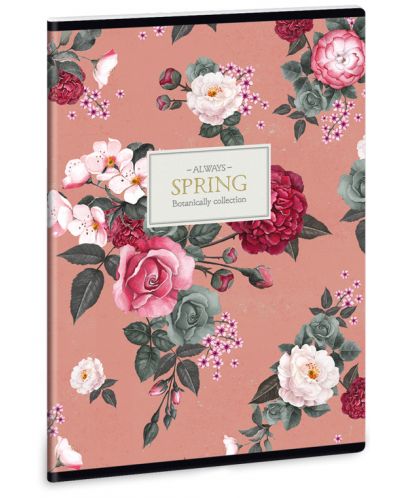 Ученическа тетрадка Ars Una Always Spring - A4, с 2 полета, 40 листа