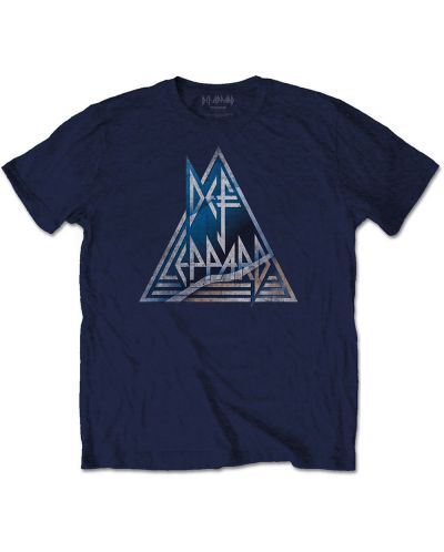 Тениска Rock Off Def Leppard - Triangle Logo - 1