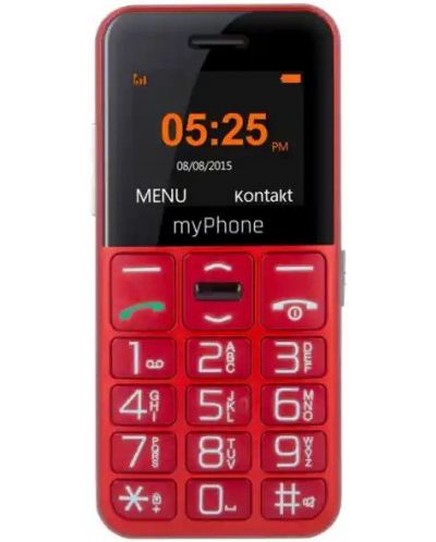 Мобилен телефон myPhone - Halo Easy, 1.77", 4MB, червен - 1