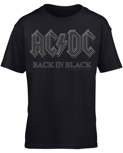 Тениска Plastic Head Music: AC/DC - Back In Black - 1