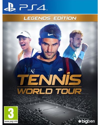 Tennis World Tour Legends Edition (PS4) - 1