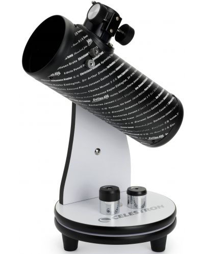 Телескоп Celestron - FirstScope 76, бял/черен - 5