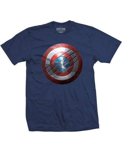 Тениска Rock Off Marvel Comics - Captain America Civil War Clawed Shield - 1
