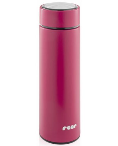 Термос с широко гърло Reer - Colour Design, червен, 450 ml - 1