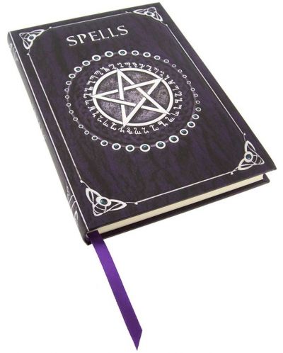 Тефтер Nemesis Now Adult: Spell Book - Embossed Spell Book (Purple), формат A5 - 2