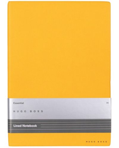 Тефтер Hugo Boss Essential Storyline - B5, с редове, жълт - 1
