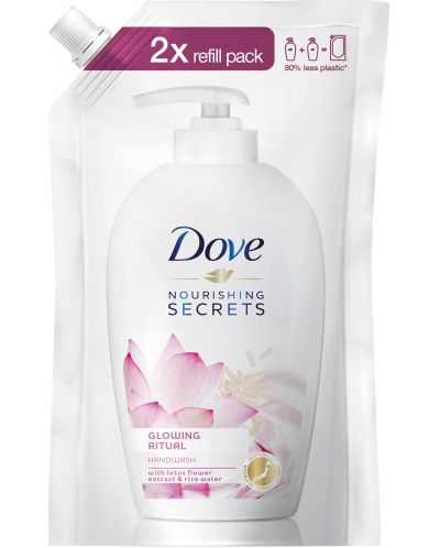 Dove Nourishing Secrets Течен сапун, лотос, 500 ml - 1