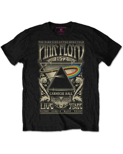 Тениска Rock Off Pink Floyd - Carnegie Hall Poster ( Pack) - 1
