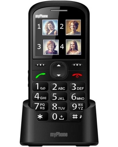 Мобилен телефон myPhone - Halo 2, 2.2'', 24MB, черен - 1