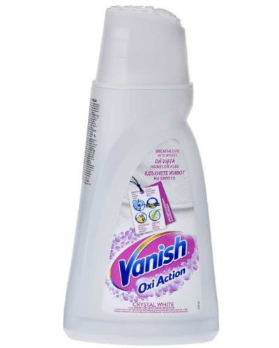 Течен препарат за петна на бели дрехи Vanish - Oxi Action, 1 L - 1