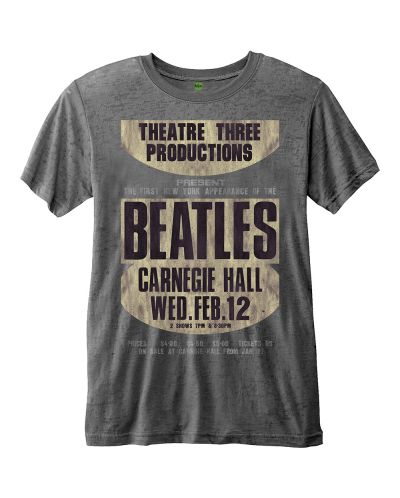 Тениска Rock Off The Beatles Fashion - Carnegie Hall - 1