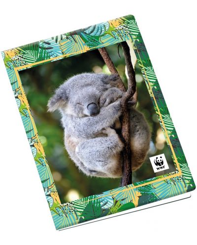 Тетрадка Panini WWF Fotografico - А4, 40 листа, широки редове, асортимент - 4