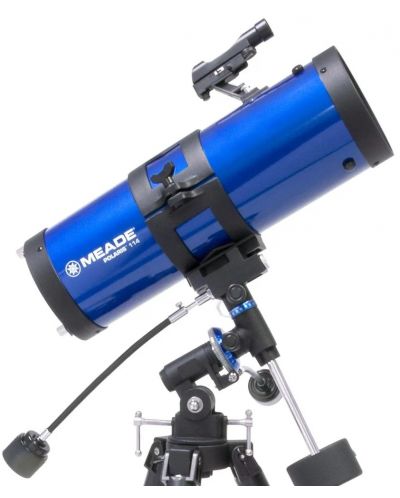 Телескоп Meade - Polaris 114 mm EQ, рефлекторен, син - 3