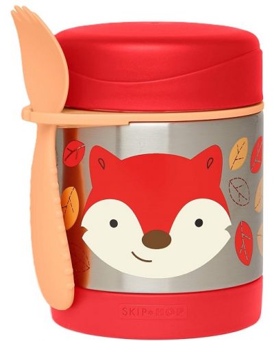 Термо контейнер за храна Skip Hop Zoo - 325 ml, лисица - 1