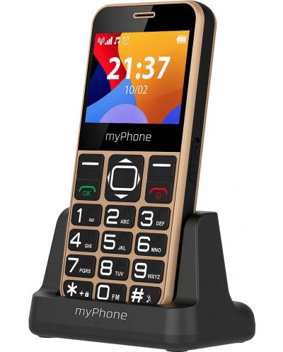 Мобилен телефон myPhone - Halo 3, 2.31", 32MB, Gold - 5